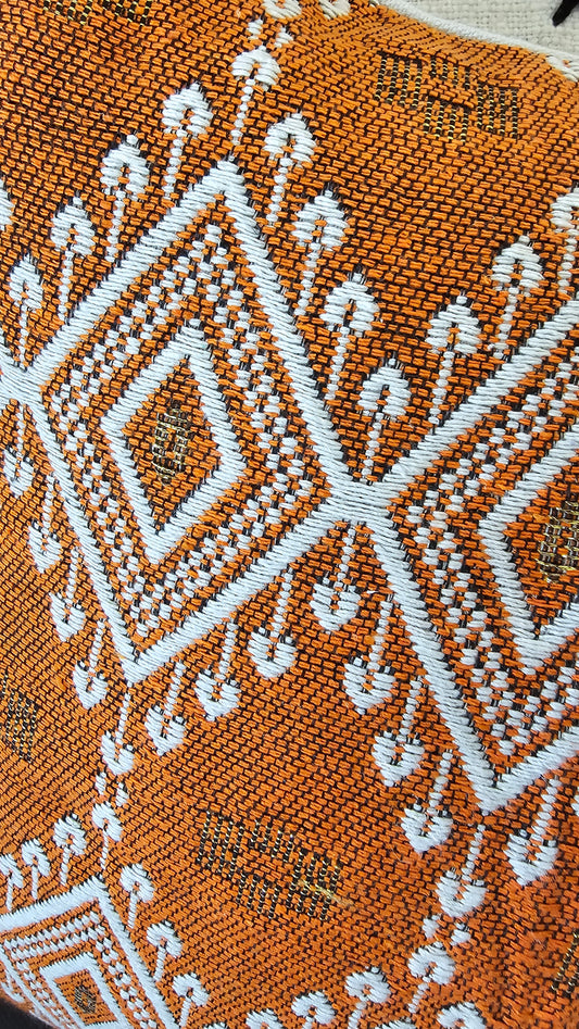 cushion cover with golden thread India