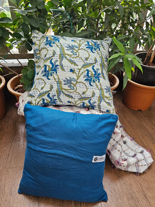 floral cotton cushion cover India