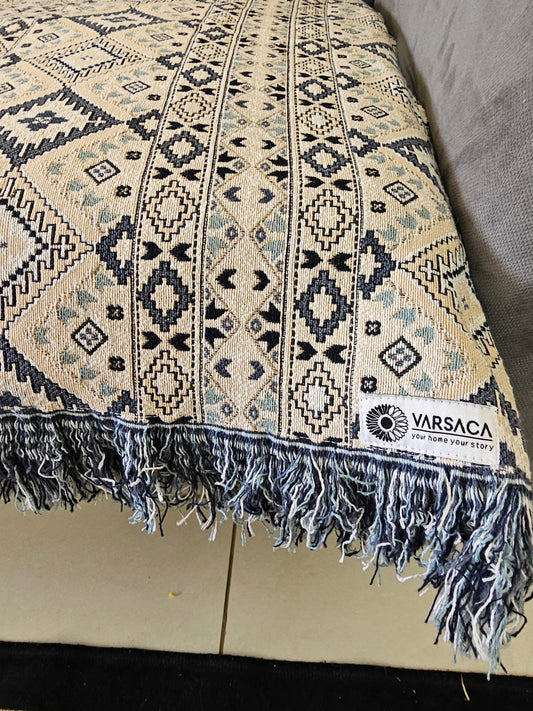 handloom cotton furniture throw