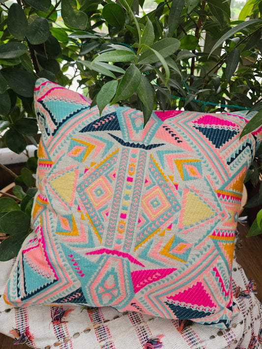 pastel abstract cushion covers India