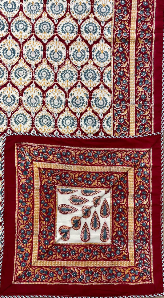 red mul cotton dohar single size