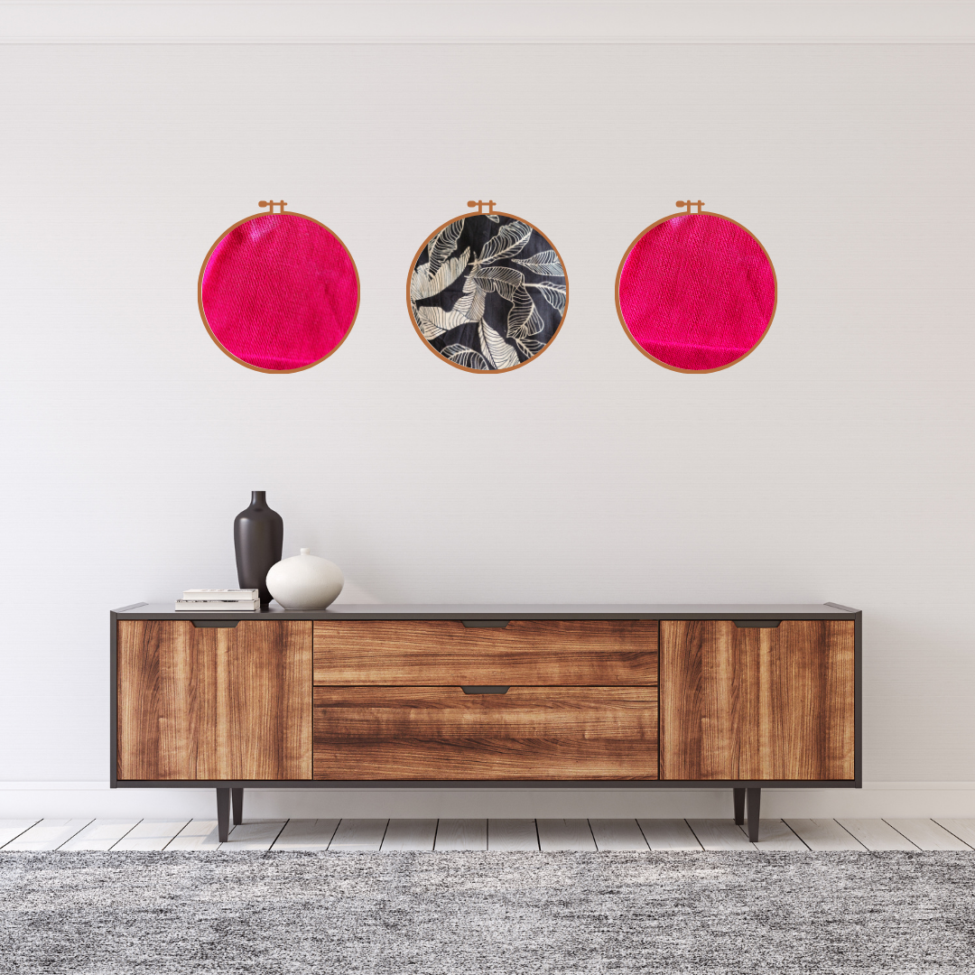 Fabric Hoop Art