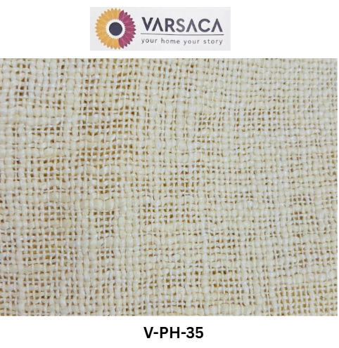 Plain Handloom Solid Swatches | Heavy-Weight Cotton-Jute Samples | Upholstery & Curtain Planning
