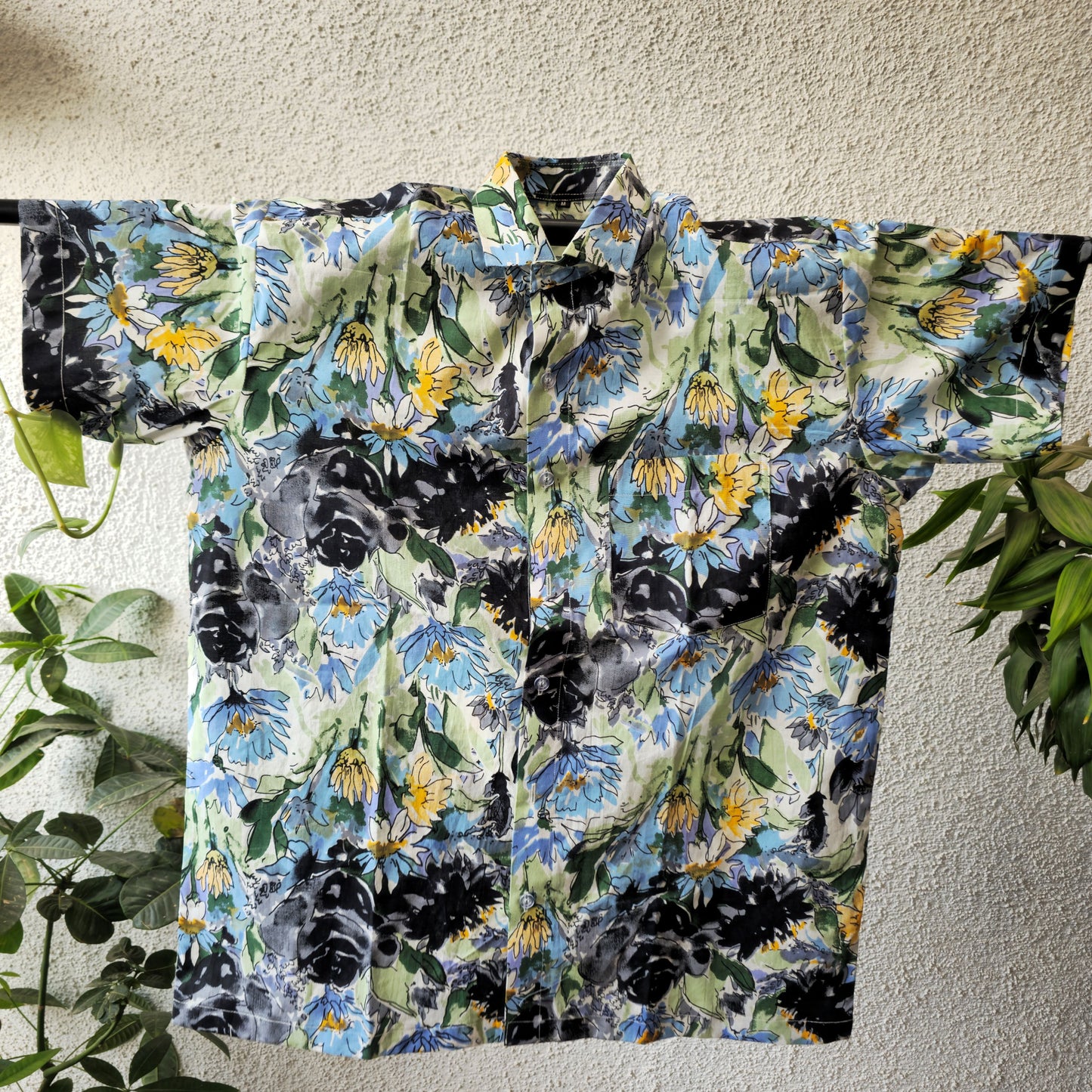 Multicolour Floral Print Cotton Shirt