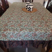 6 Seater Pure Cotton Table Cover With Frill