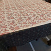 Cotton Floral 4 Seater Table Cover With Green Ajrakh Border