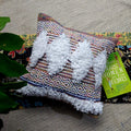 Handwoven Multicoloured Tufted Boho Cushion Cover