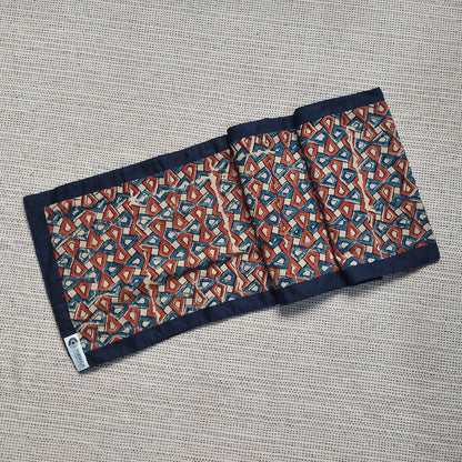 Ajrakh Block Printed Handmade Cotton 6 Seater Table Runner