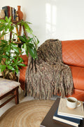 Brown Acrylic Sofa Throw