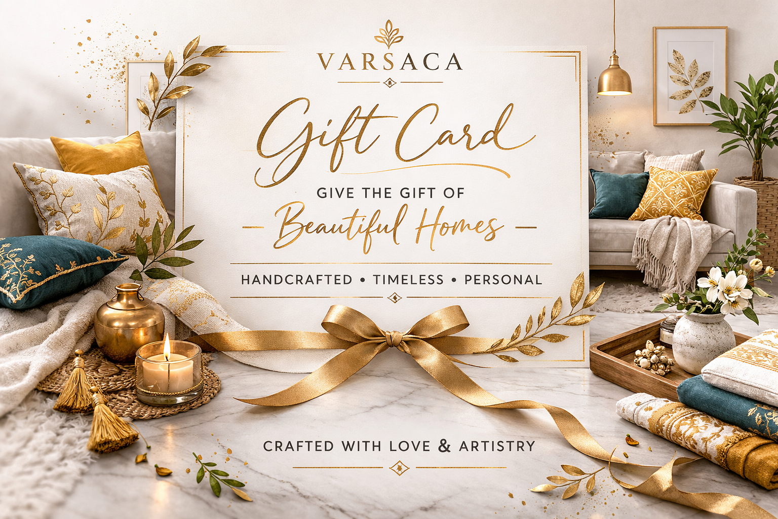 Varsaca Digital Gift Card | Handcrafted Home Décor Gift Voucher