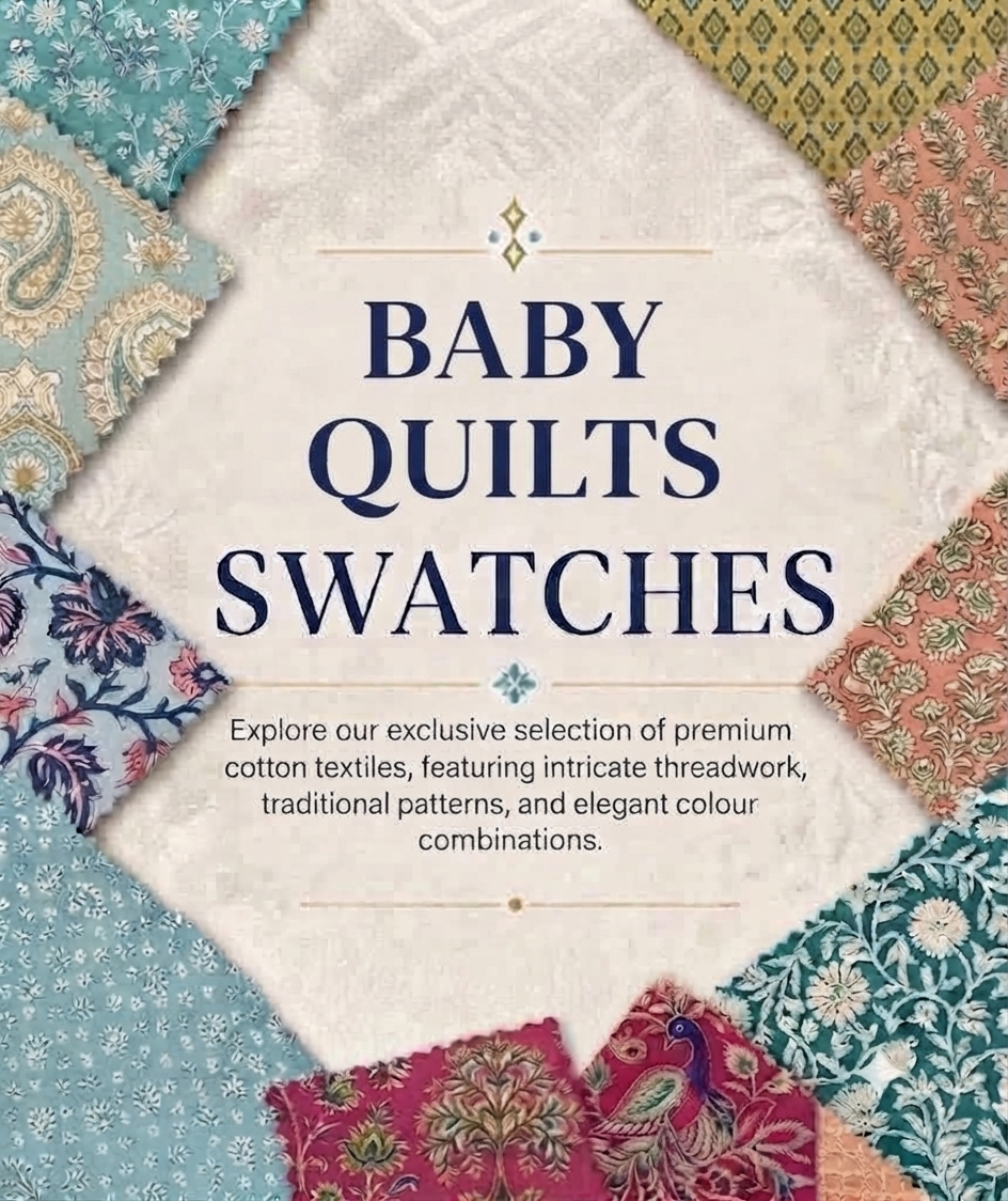 Baby Quilts Cotton Fabric Swatch