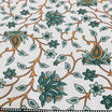 Hand Block Printed 6 Seater Cotton Table Cover Lotus Pattern