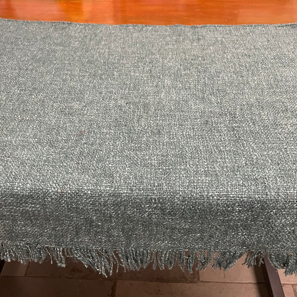 Handwoven Solid Dark Gray Slub Cotton Sofa Cover – Soft and Durable