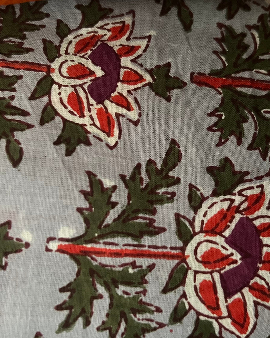 Printed Cotton Fabric Swatch
