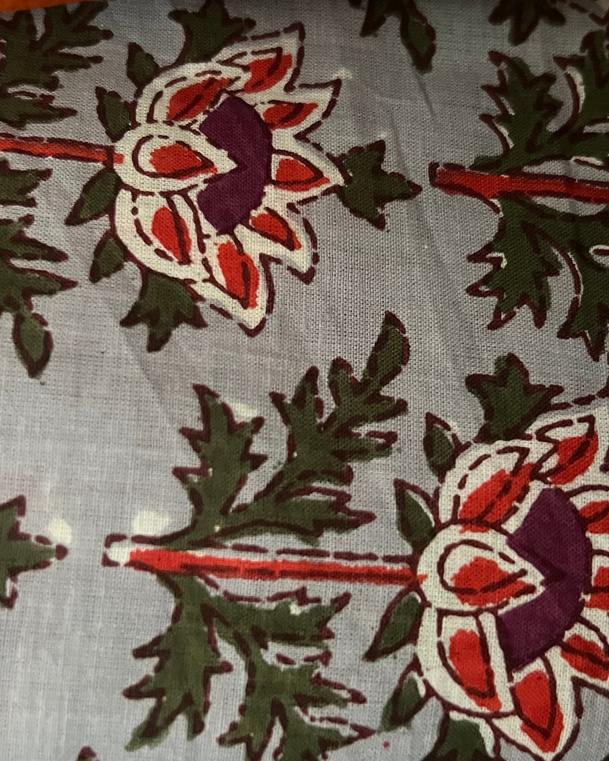Printed Cotton Fabric Swatch