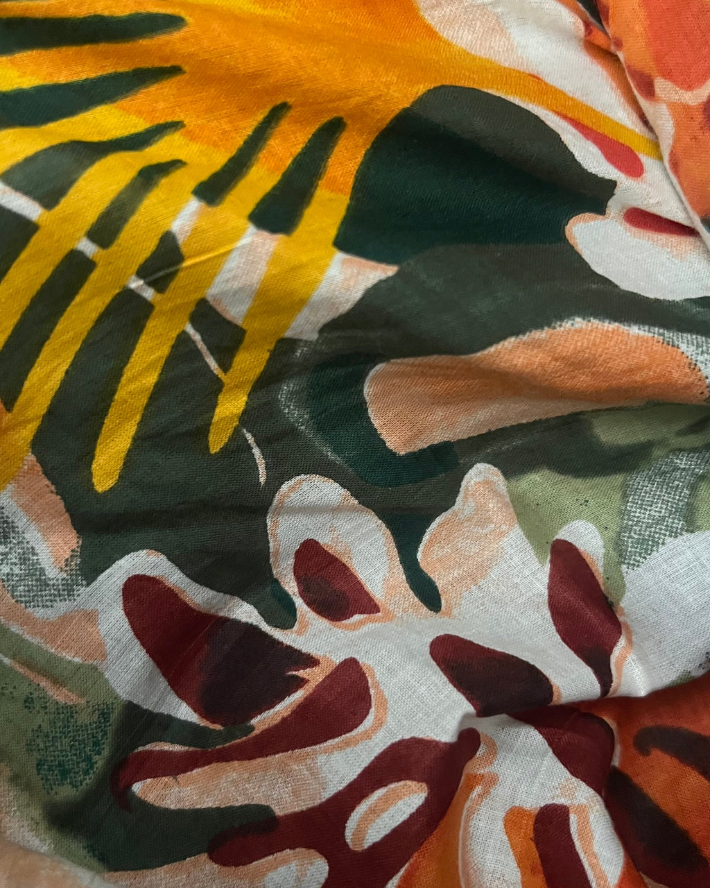 Printed Cotton Fabric Swatch