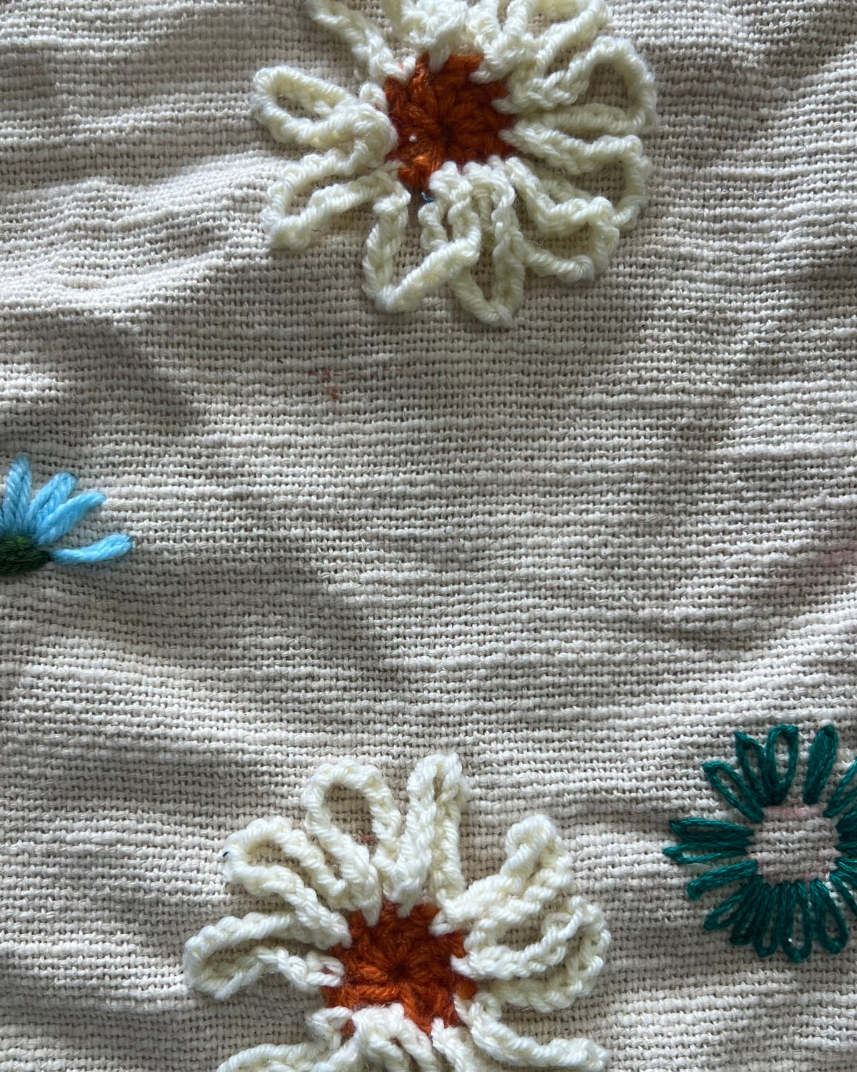 Embroidery Cotton Fabric Swatch