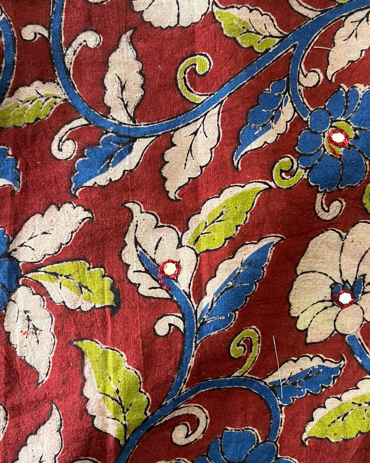 Chikankari, Mirror Work & Textured Fabric Swatch – For Curtains & Cushions
