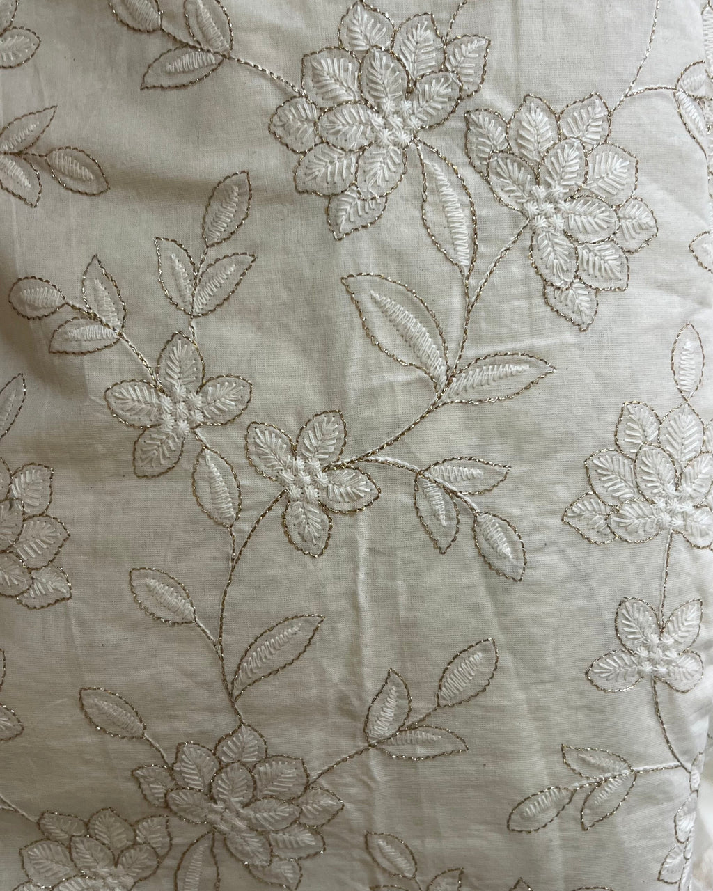 Chikankari, Mirror Work & Textured Fabric Swatch – For Curtains & Cushions