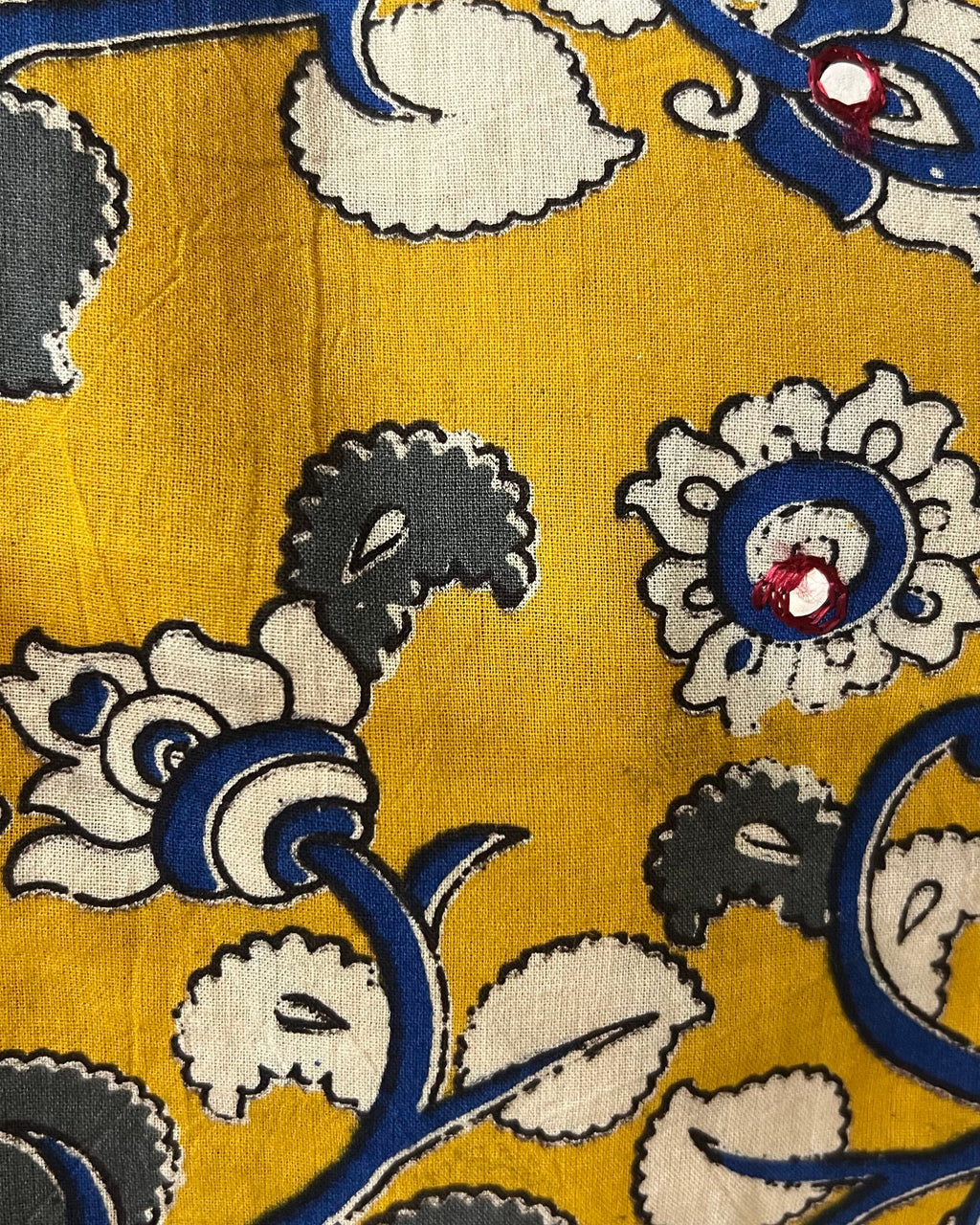 Chikankari, Mirror Work & Textured Fabric Swatch – For Curtains & Cushions