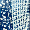 Indigo Blue Hand Block Print Curtain | Single