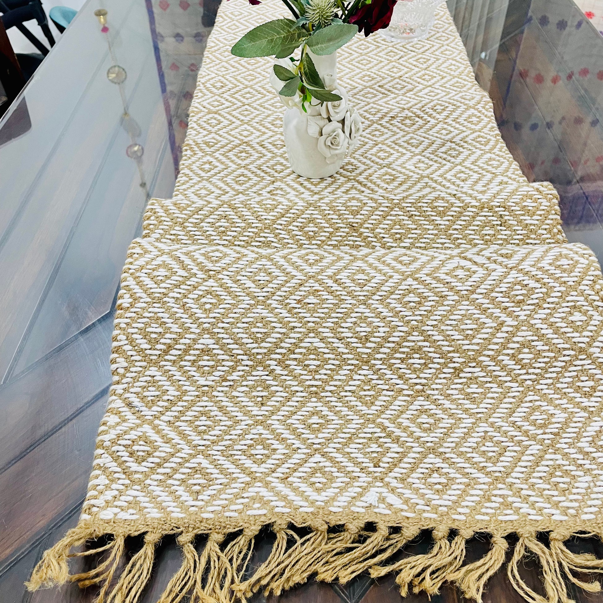 Jute Handloom Table Runner