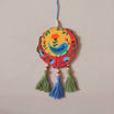 Multicolour Wooden Wall Decor With Tassels