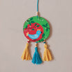 Multicolour Wooden Wall Decor With Tassels