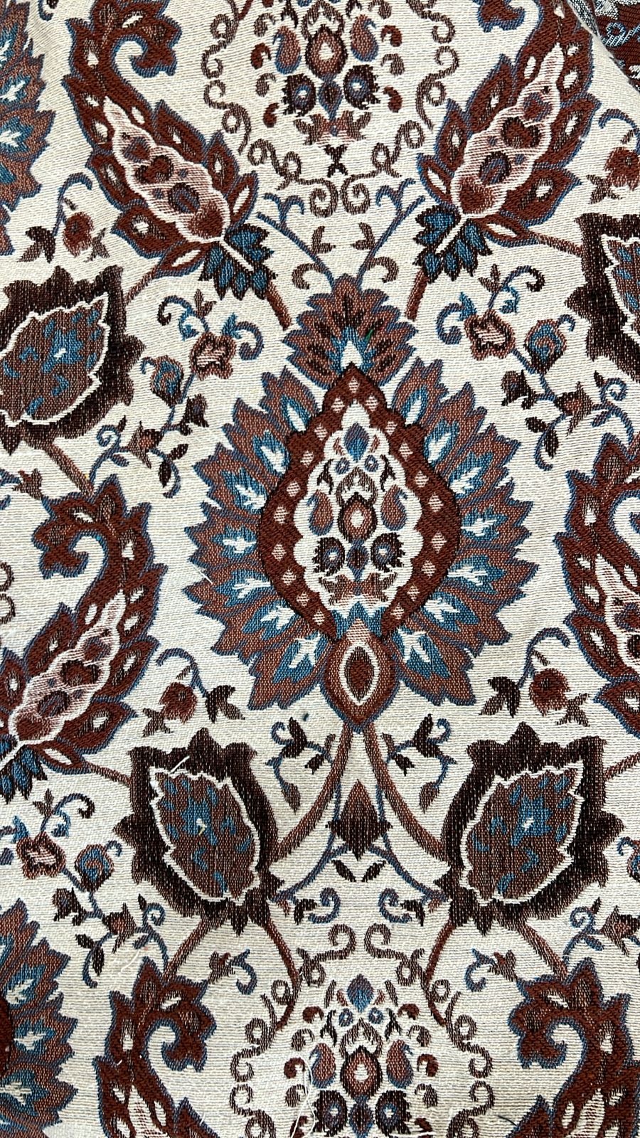 Handloom Jacquard Swatches | Heavy-Weight Cotton-Jute Samples | Upholstery & Curtain Planning