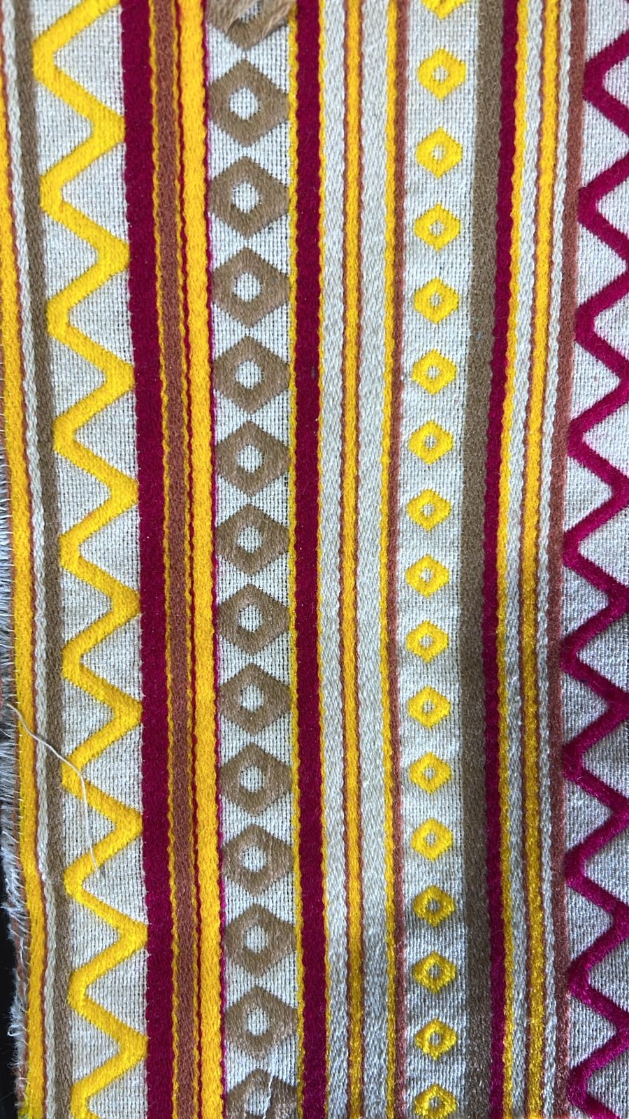 Handloom Jacquard Swatches | Heavy-Weight Cotton-Jute Samples | Upholstery & Curtain Planning