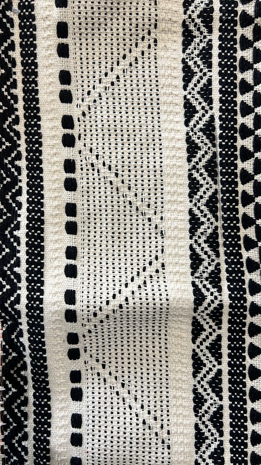 Handloom Jacquard Swatches | Heavy-Weight Cotton-Jute Samples | Upholstery & Curtain Planning
