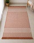 Terracotta, Rust & Cream Rug