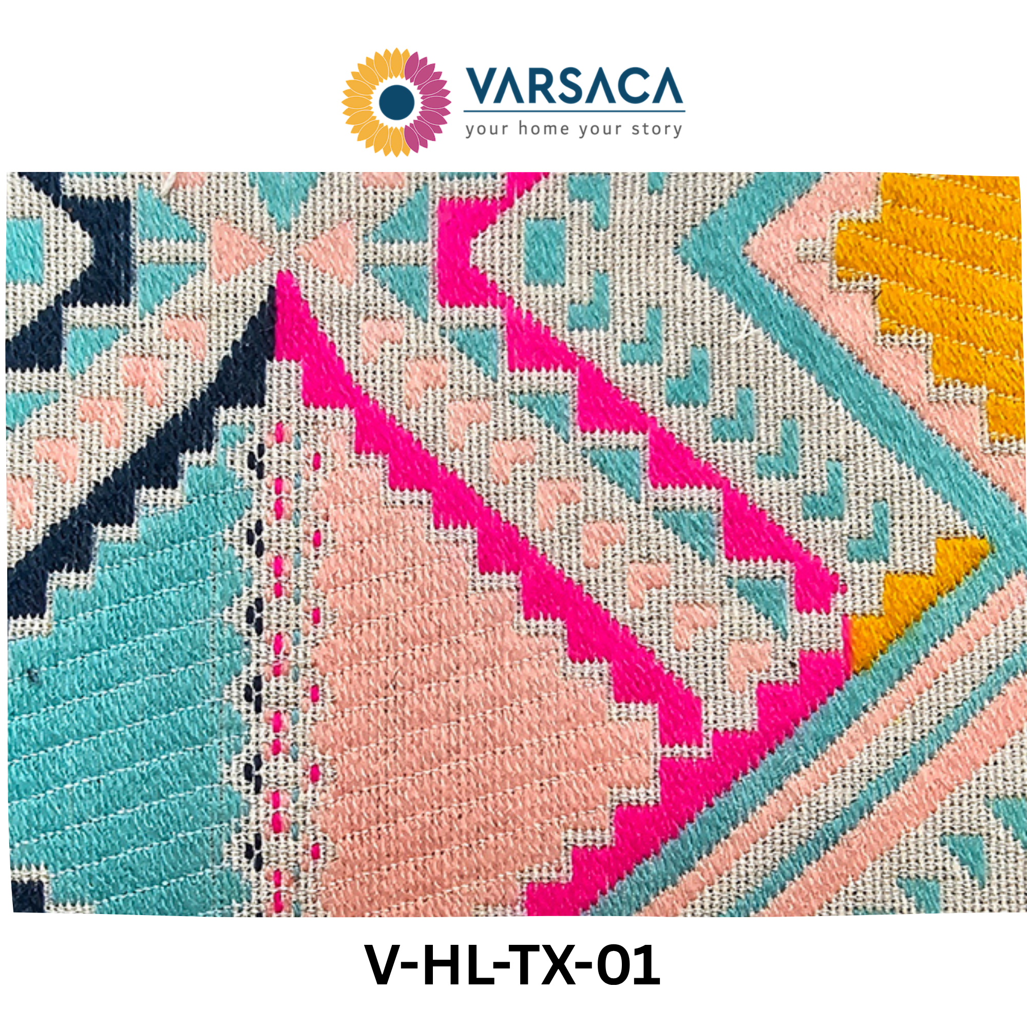 Handloom Jacquard Swatches | Heavy-Weight Cotton-Jute Samples | Upholstery & Curtain Planning