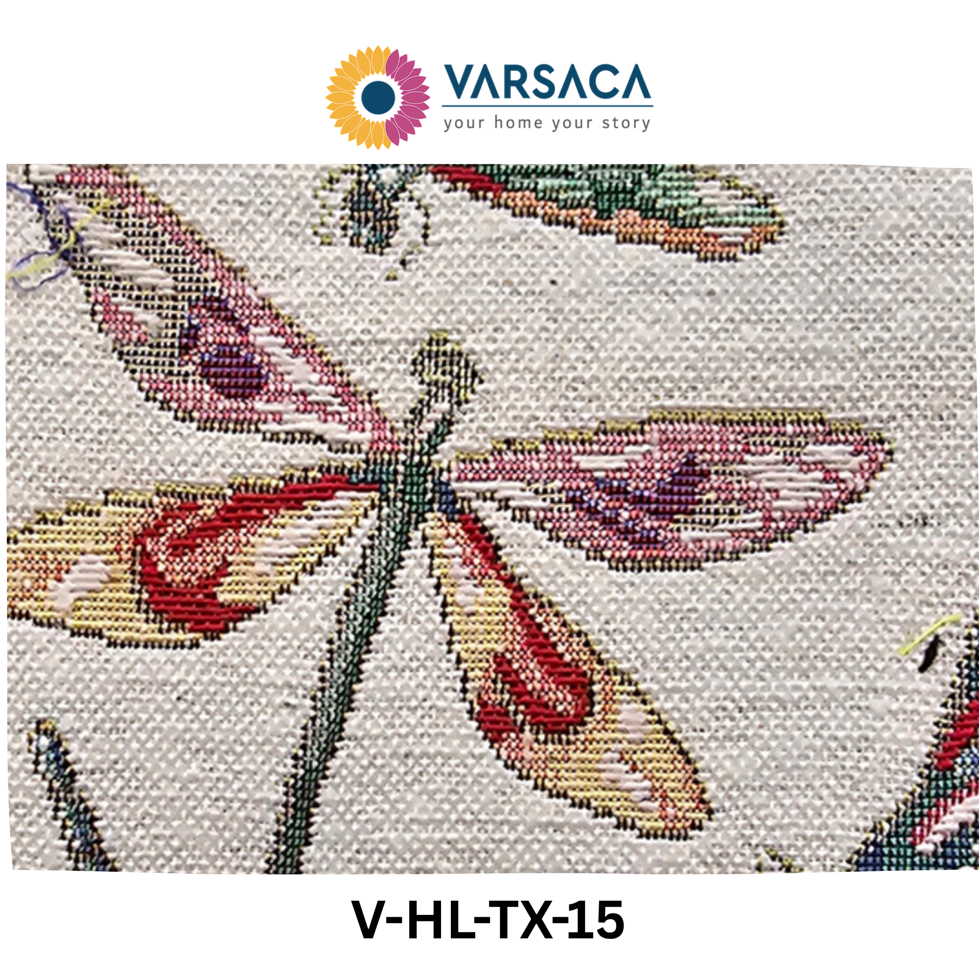 Handloom Jacquard Swatches | Heavy-Weight Cotton-Jute Samples | Upholstery & Curtain Planning