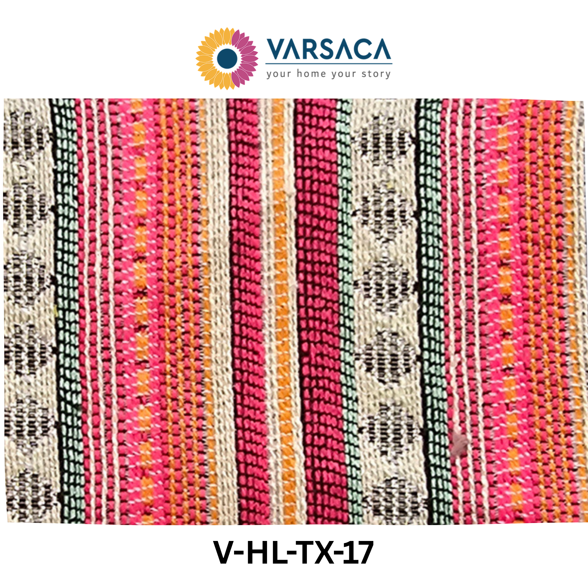 Handloom Jacquard Swatches | Heavy-Weight Cotton-Jute Samples | Upholstery & Curtain Planning