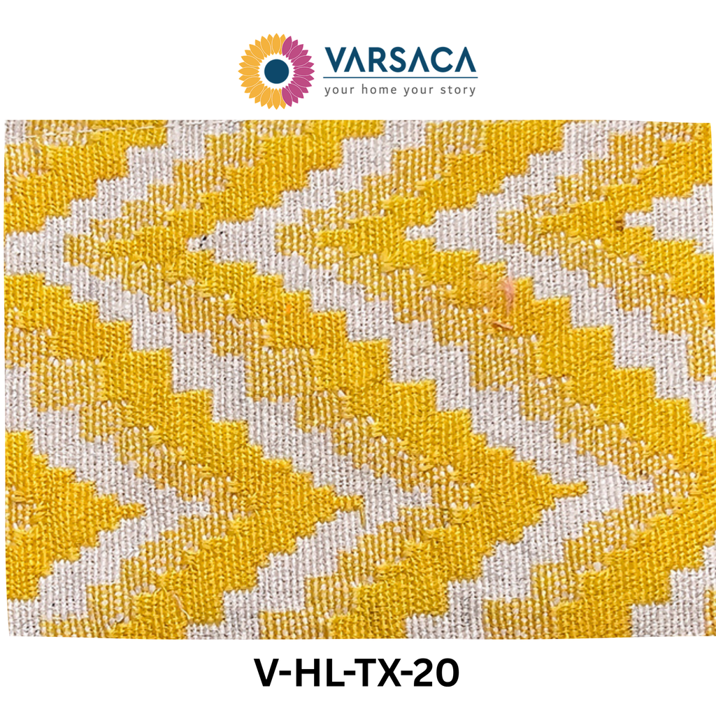 Handloom Jacquard Swatches | Heavy-Weight Cotton-Jute Samples | Upholstery & Curtain Planning
