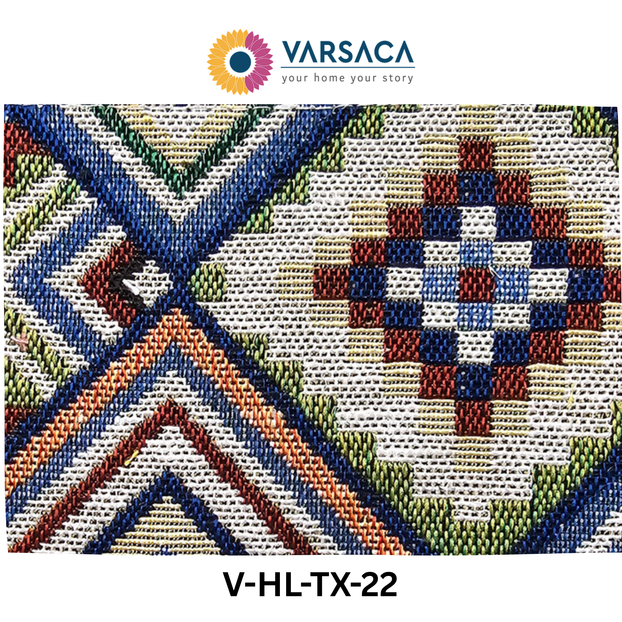 Handloom Jacquard Swatches | Heavy-Weight Cotton-Jute Samples | Upholstery & Curtain Planning