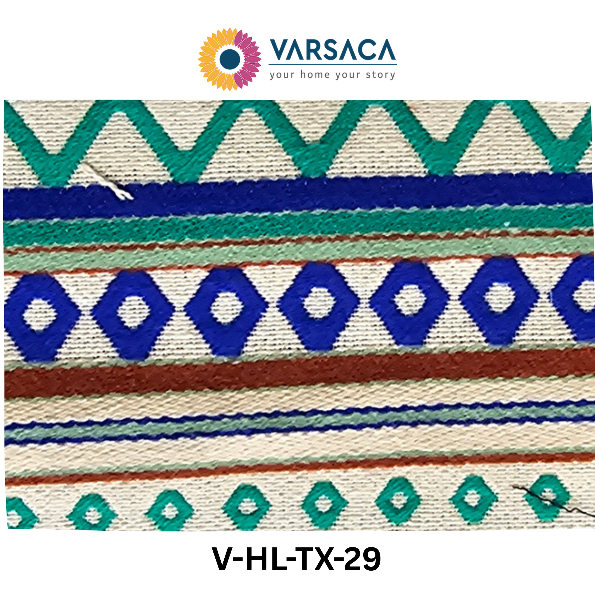 Handloom Jacquard Swatches | Heavy-Weight Cotton-Jute Samples | Upholstery & Curtain Planning