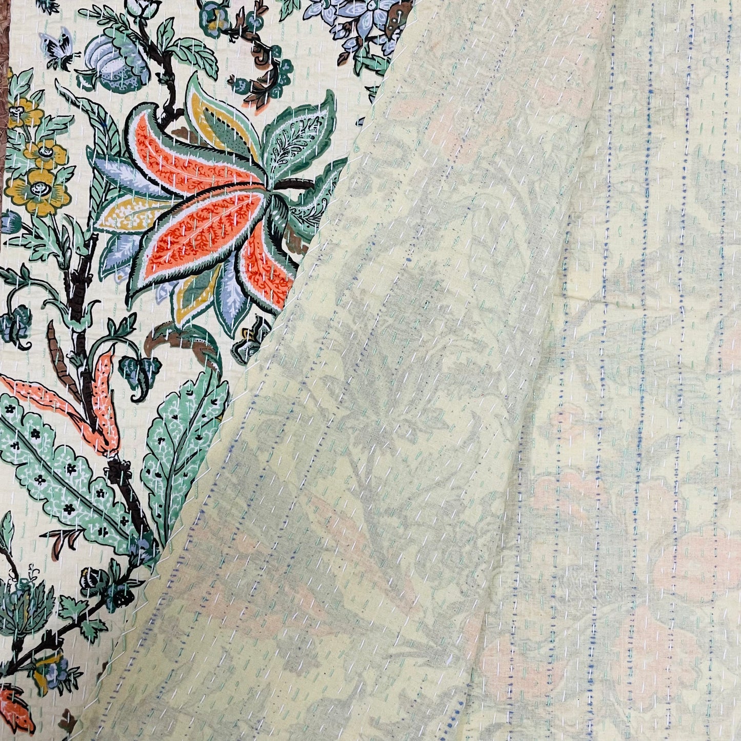 abstract floral quilt