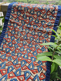ajrakh cotton table runner India