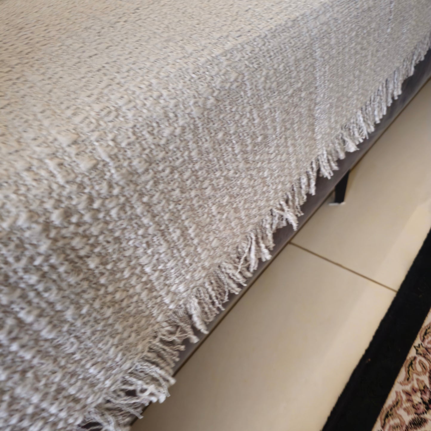 beige sofa cover