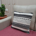 black and white boho cushion cover