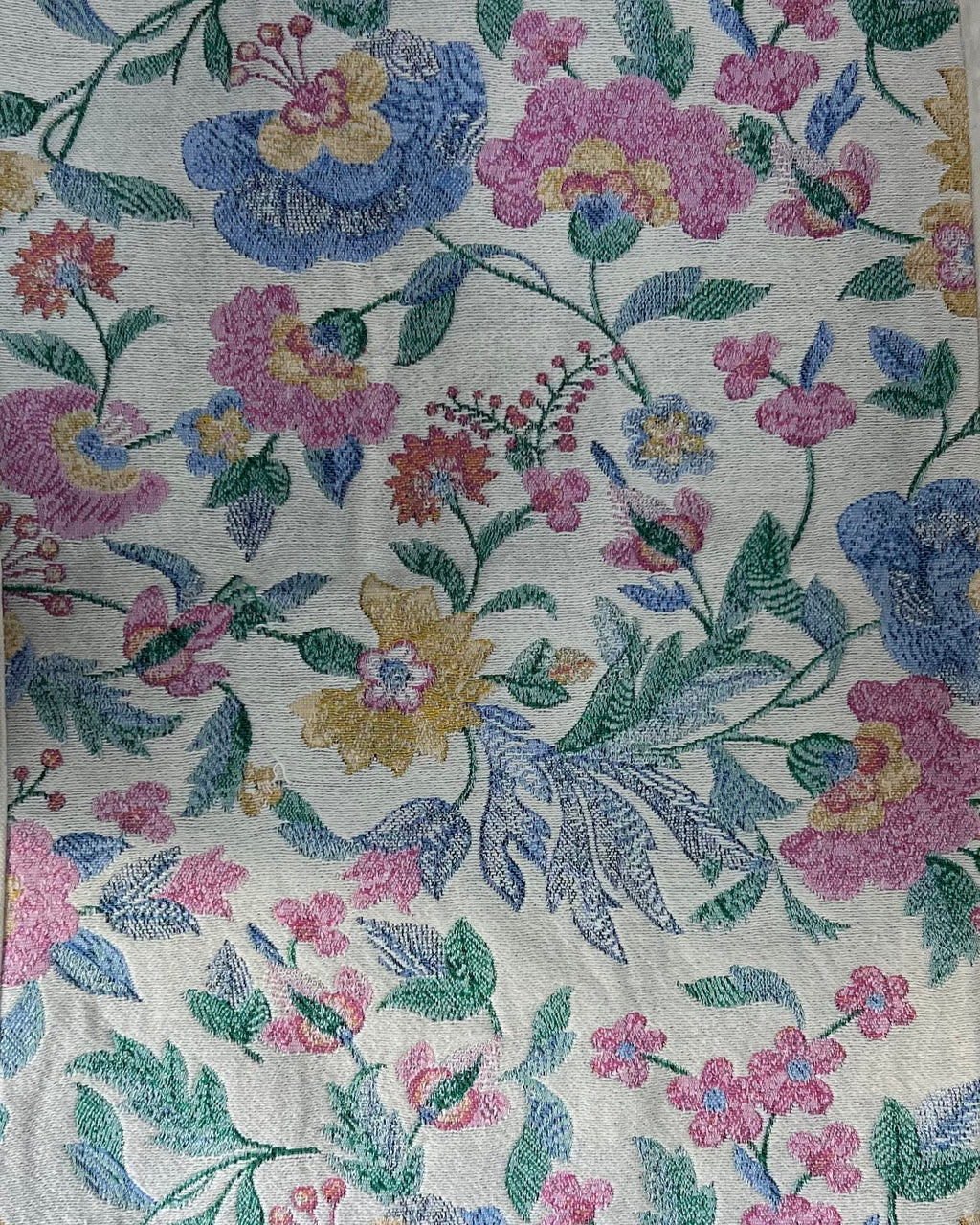 Boho Floral Cotton Cushion Cover | Tasseled Botanical Pillow Case
