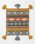 Boho Tribal Cotton Cushion Cover | Tasseled Geometric Pillow Case