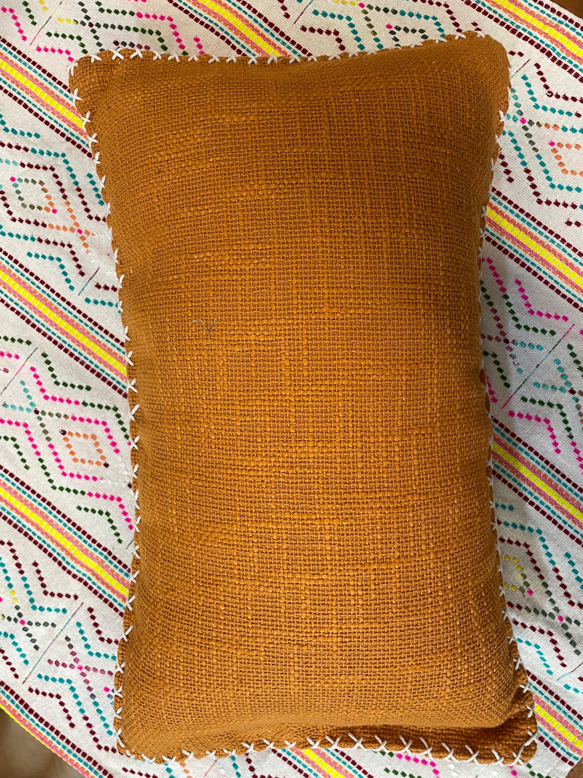 boho rustic cushion
