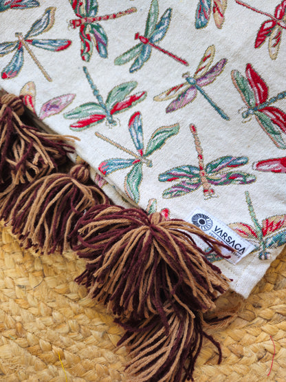 butterfly print sofa cover