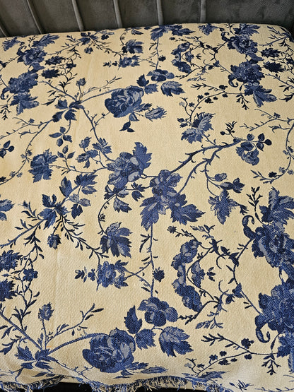 classic blue and white decor