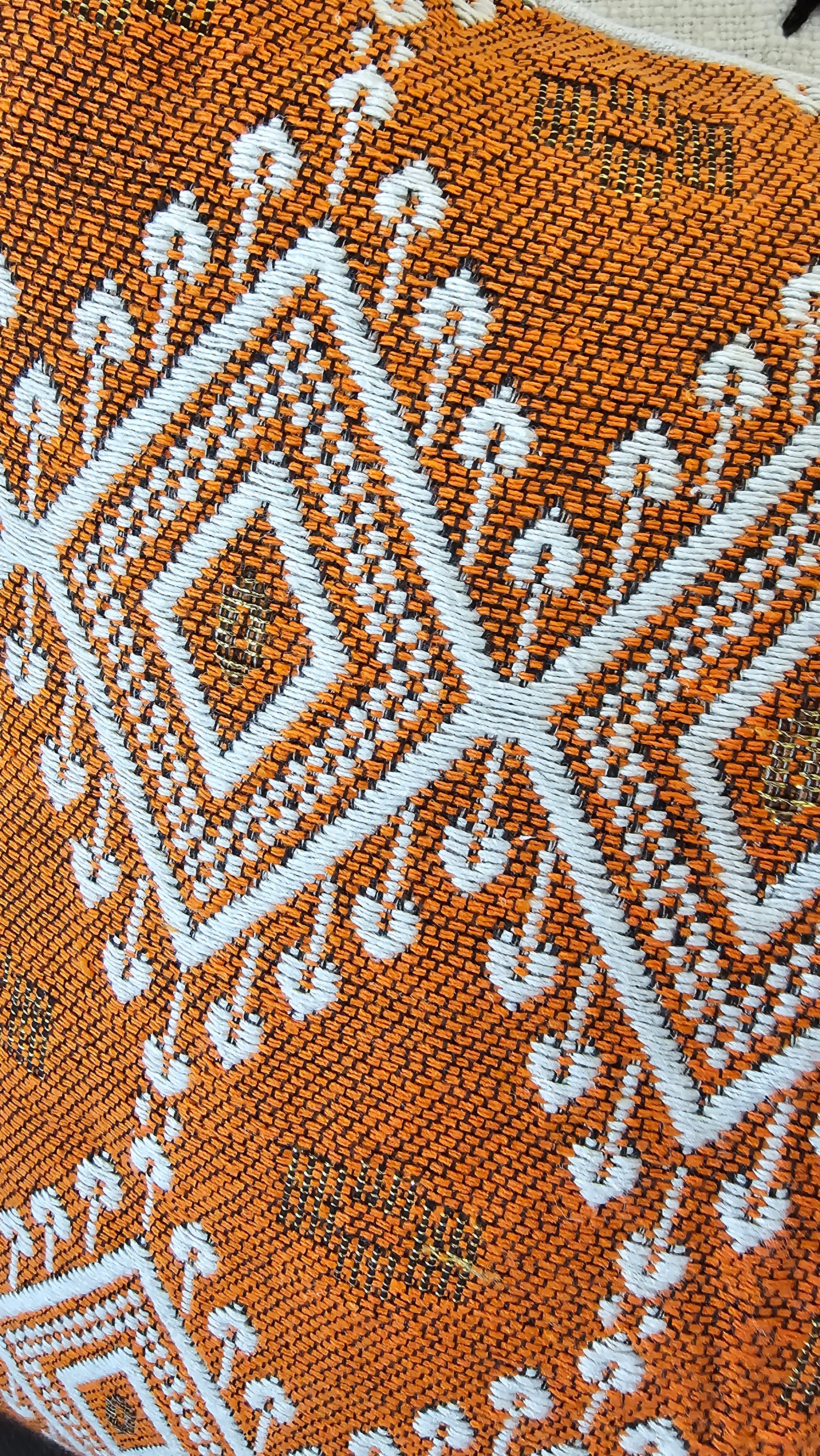 cushion cover with golden thread India