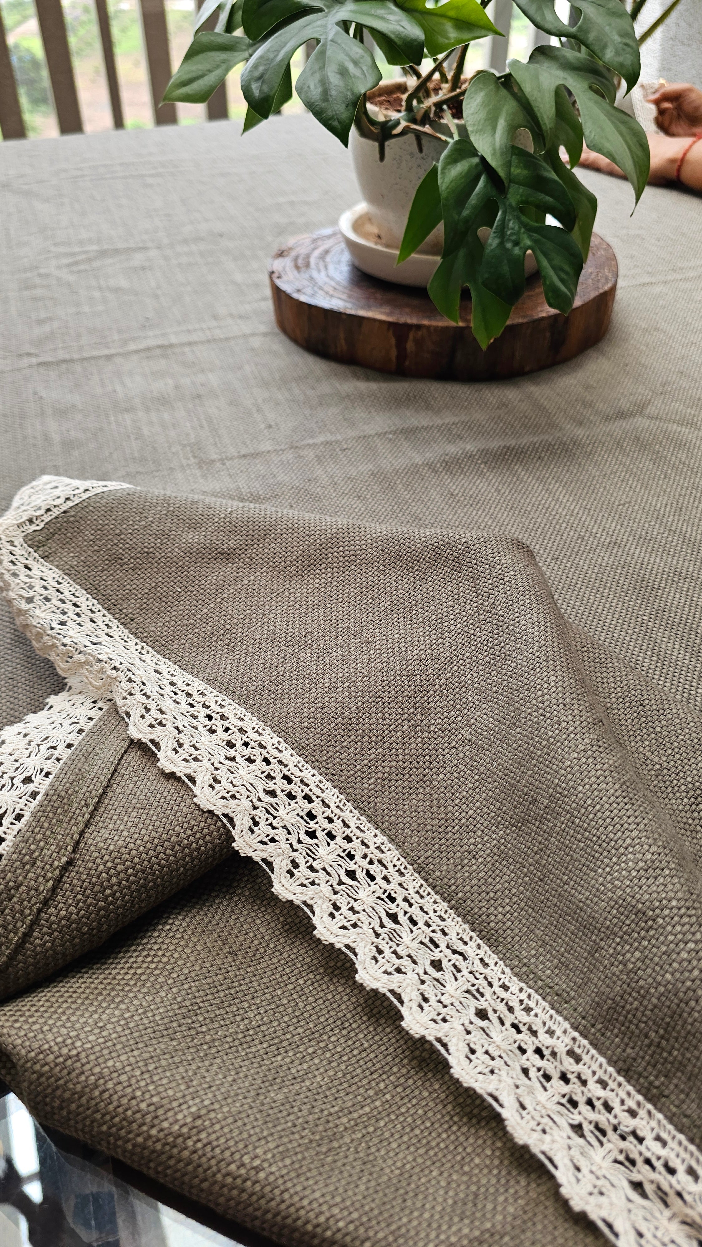 handloom cotton dining table cover