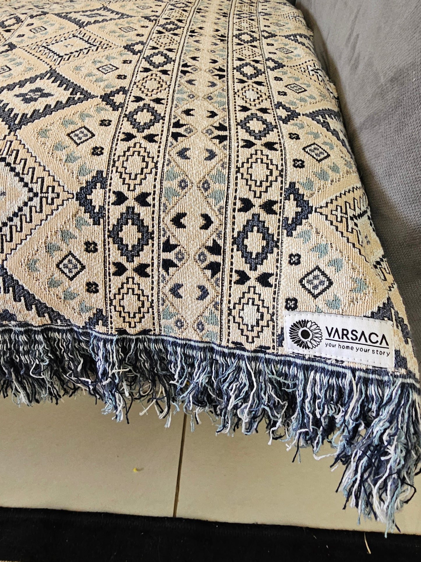 handloom cotton furniture throw
